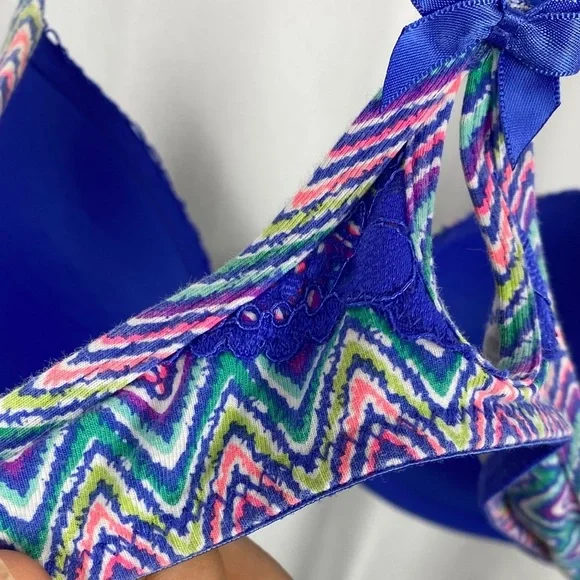 La Senza Push-Up Bra – Multicolor Chevron Print – Size 36A - Picture 9 of 9